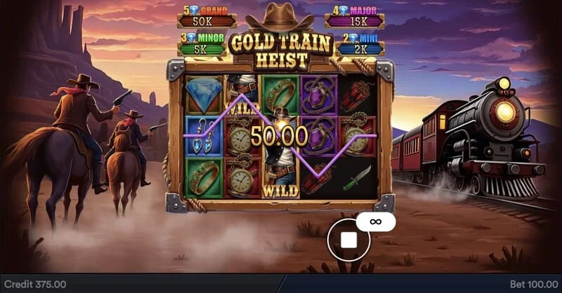 Gold Train Heist - tábla pá agus luach monaí